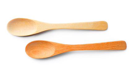 Wooden Spoon isolated on white background