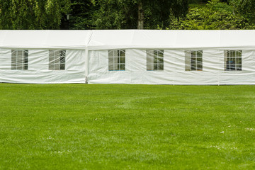 Fototapeta na wymiar Long party tent