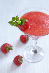 Strawberry cocktail