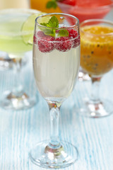 Limoncello raspberry cooler