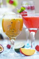 Passion fruit cocktail