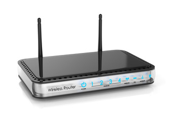 Wireless router isolated