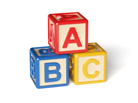 Alphabet blocks