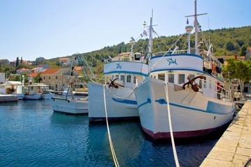 Adriatic fishermen village of Kali