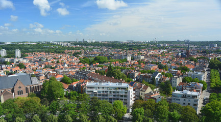Fototapeta na wymiar Vue panoramique de Bruxelles