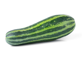 Fresh cucumber isolated on white background