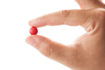 One red pill.