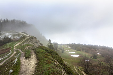 passage from bellecombe, park of Vercors,  France