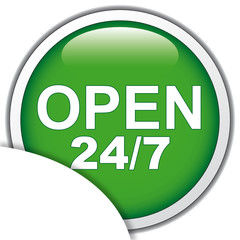 OPEN 24 7 ICON