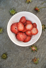 Fresh Sliced Strawberries