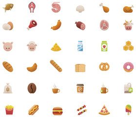 Cooking icon set