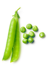 green peas and pod