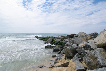 Felsbuhne in Lacanau Ozean 3