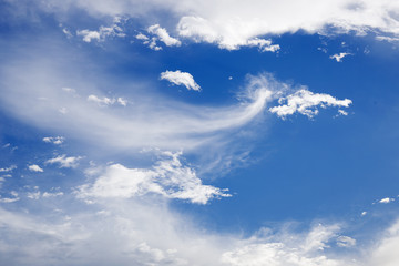 Obraz na płótnie Canvas Cloud with blue sky