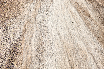 Sand surface after the rain