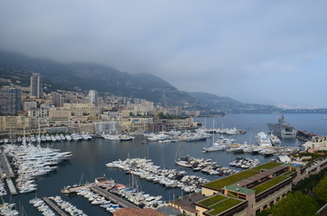 Port de Monaco vue du palais