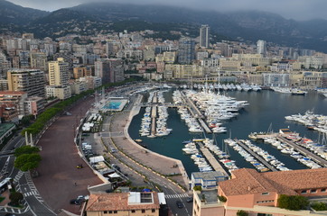 Port de Monaco vue du palais
