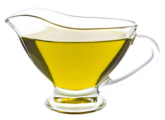olive oil isolated on white