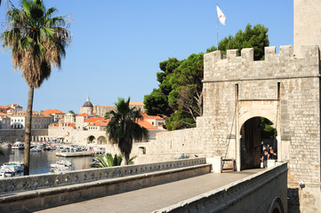 Naklejka premium The old town of Dubrovnik