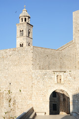 Fototapeta na wymiar Ploce door at the citadel of Dubrovnik