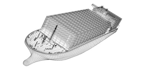 Container Ship Cargo