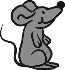 Kleine süße niedliche Maus