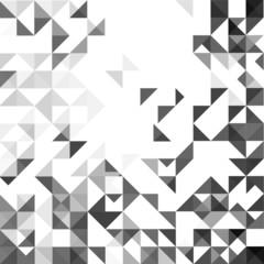 Geometric style abstract white & grey background