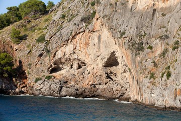 Torrent de Pareis - Sa Calobra bay in Majorca Spain
