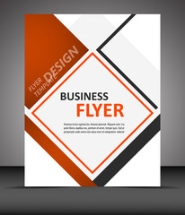 Fototapeta premium Business flyer template or corporate banner
