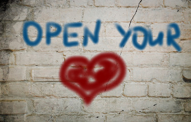 Open Your Heart Concept