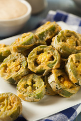Unhealthy Fried Jalapeno Slices