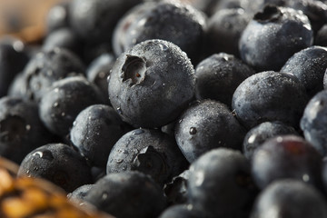 Fresh Organic Raw Blueberries