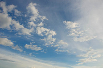 Fototapeta premium Blue sky and cloud background