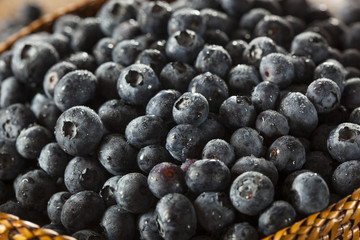Fresh Organic Raw Blueberries