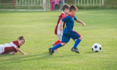 Obraz premium kids' soccer