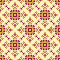 Seamless ornament with arabic style elements