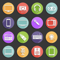 Technology vector icons