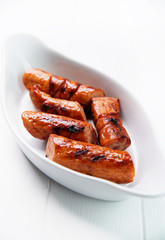 grilled sausages