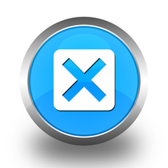 Obraz premium BOUTONS ICONES COLLECTION BLEUE