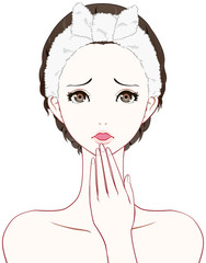 美容　ショック