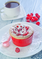 raspberry souffle