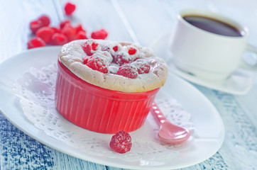 raspberry souffle