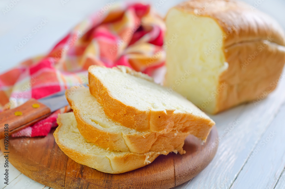 Wall mural fresh bread