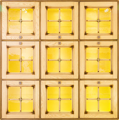 Wood can use as windows or doors