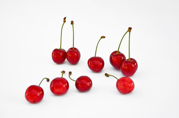 Obraz na płótnie Canvas ripe sweet cherry berry