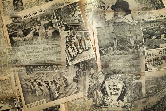 Vintage news paper background