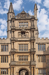 Fototapeta na wymiar Oxford University, Bodleian Library Tower