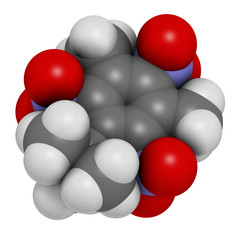Musk xylene molecule. Highly persistent and bioaccumulative.