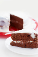 Dark choco on white