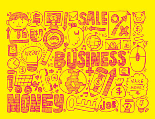 doodle business background